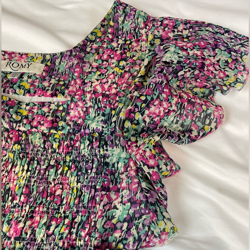 ROMY Floral Ruffle Dress - Picture 7 of 15